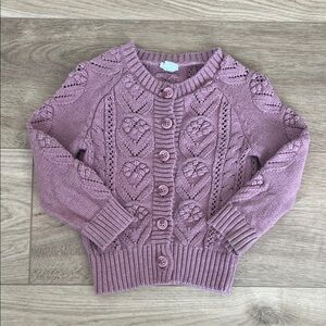 Jamie Kay Mauve Knit Cardigan